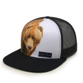 Fashion OEM Design  6 Panel Trucker Caps Custom Sublimation Print Mesh Hat